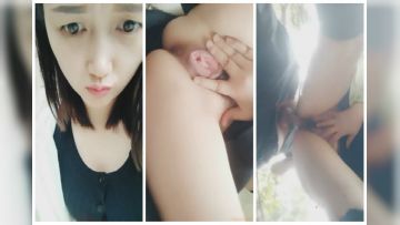 某直播平台女神nl真真约炮友白云山打野战下山又和司机小哥车震