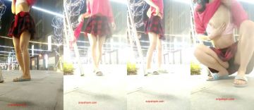 超骚白虎贫乳萝莉各种闹市街道超市户外露出微信福利64部合集 Part (42)