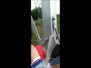 教主勾搭个工厂打工仔到野外高压电架下打野战