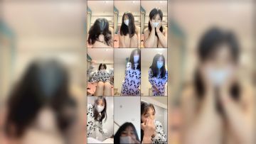 楚楚可怜的美少女，清纯外表粉嫩身材，跳蛋自慰紧致小嫩穴