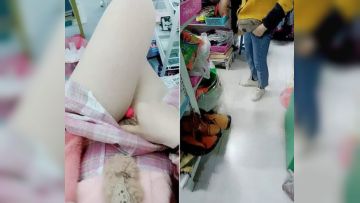 JK制服小姐姐户外大挑战,无内塞入跳蛋逛街露出,美甲店,烟酒超市大胆玩弄