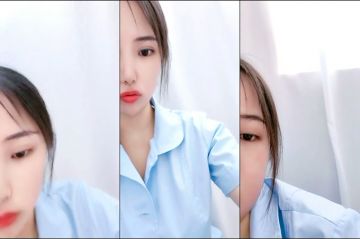 顶级爆乳小护士！9分颜值身材爆炸！撩起衣服，一对豪乳又大又白，翘起屁股多毛骚逼，怼在镜头看菊花