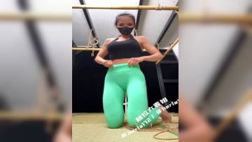 ✿极品反差女神✿ 劲爆身材健身达人反差婊▌赫拉▌双人裸体健身引体向上 深蹲荷尔蒙爆炸 此等尤物这么反差(37)