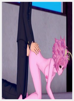 Mina Ashido是一个Kinky Whore Gets性交