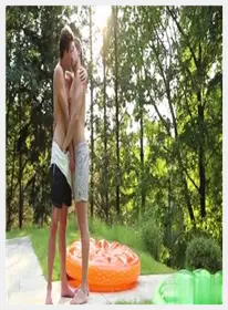 迪克儿子脚和射液