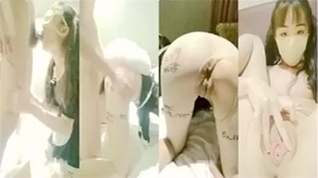 逼逼无毛双马尾口罩妹子双人啪啪秀 开裆肉丝口交道具...