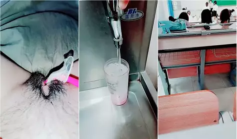 坐标太原,黑框眼镜爆乳00后小胖妹,胸前壹对车灯闪亮无比,年纪不大,人挺臊