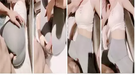 青春稚嫩的19岁小美眉，如此翘臀佳丽身材真是难得，...