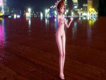 白裙子里的兔兔萌新布料EEVEE