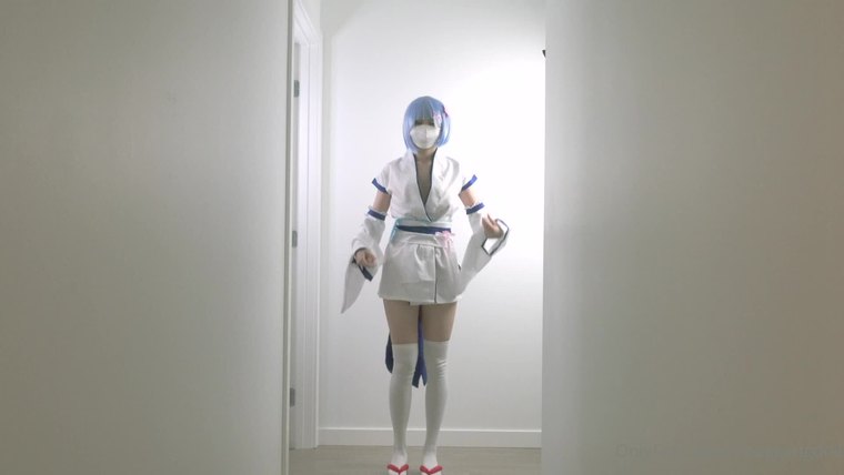 HongKongDoll 玩偶姐姐 - 雷姆裸体宅舞初体验 肥宅少女失败连连