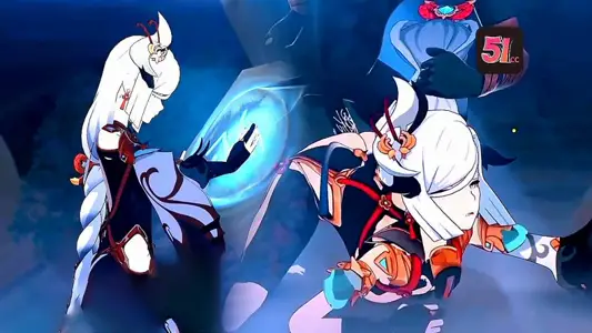 3D原神ASS-开启封印申鹤被偷袭内射