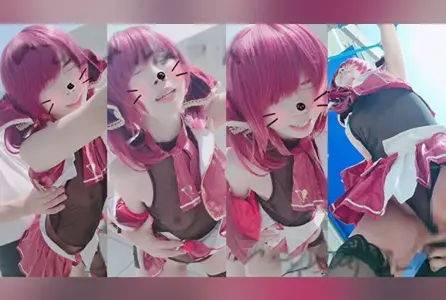 POUB-5262 VTuber Houshou marin 系列预览站立狗 ★如...