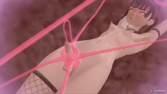 [F-ARWN]小梅がスライム相手にブザマな恰好で精液をぶちまけながらブサ颜晒してイキ狂う